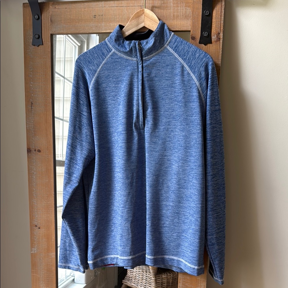 Robert Graham Performance Quarter Zip Pullover Size L